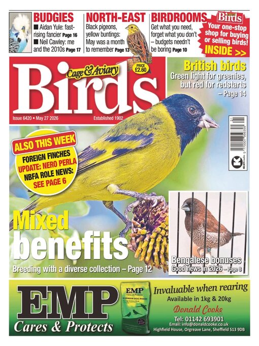 Cover image for Cage & Aviary Birds